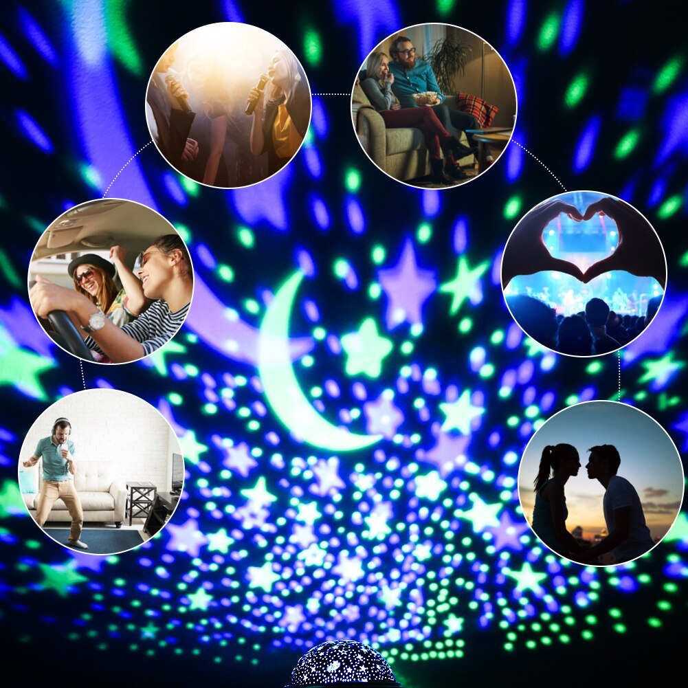 Night Light Of Moon Galaxy Projector - My Store