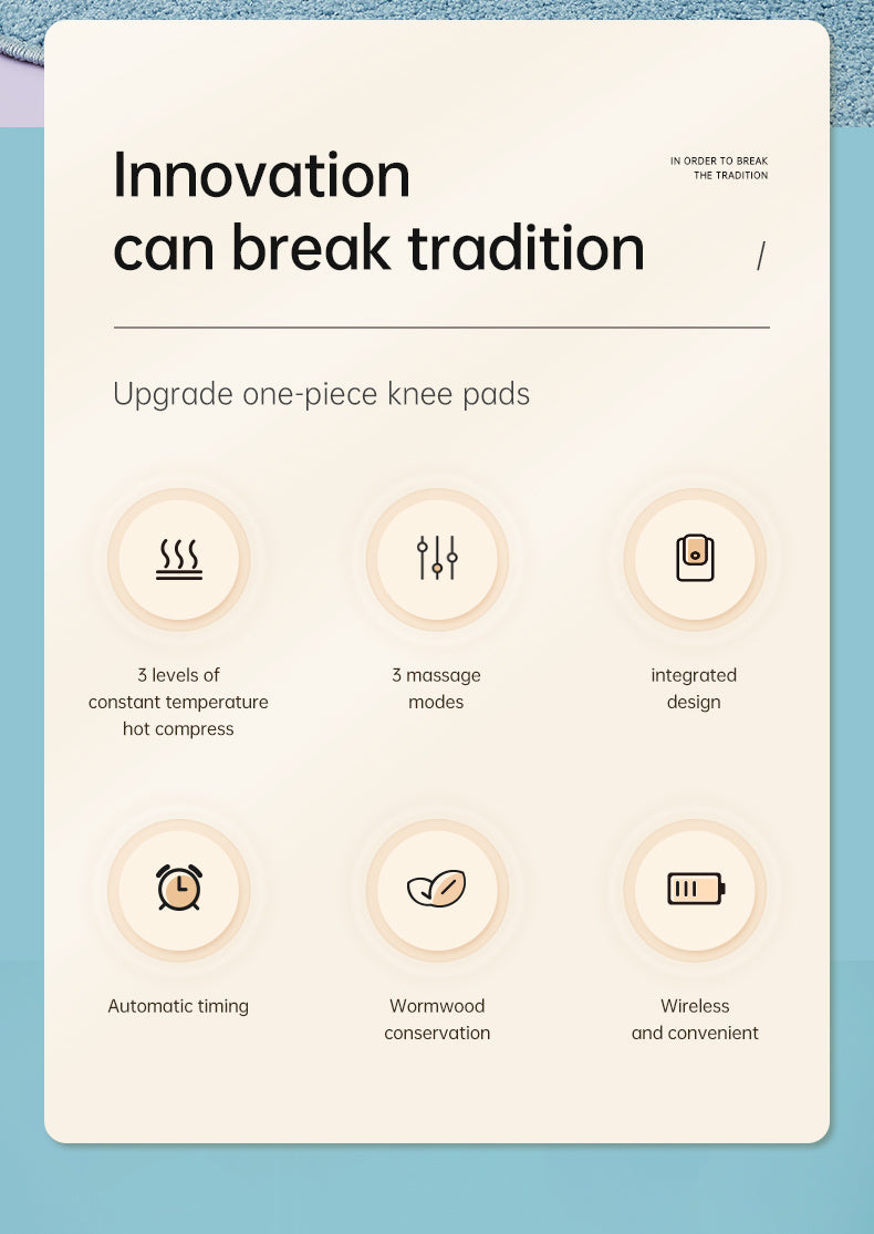 Knee Physiotherapy Device with Heated Knee Massager To Keep Cold Legs Warm, Therapy Leg Pain Device. Top product 2025 - My Store