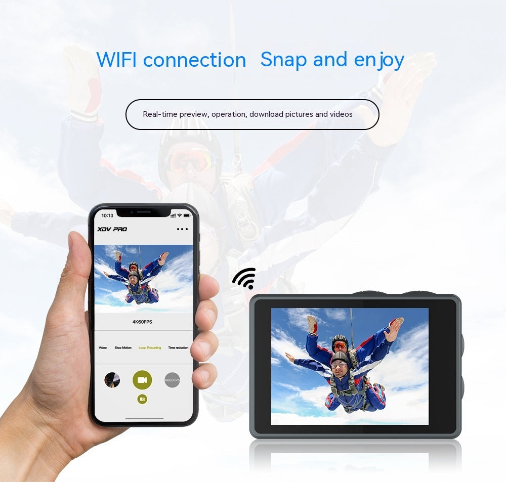 5K Ultra HD WIFI Waterproof (30 Meters) RC Sports Camera - My Store