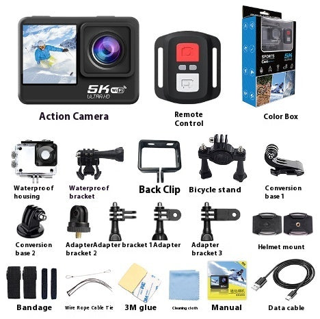 5K Ultra HD WIFI Waterproof (30 Meters) RC Sports Camera - My Store